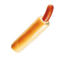 Fransk hotdog 33,00 kr. 